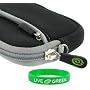 Neoprene Sleeve Case (Black) for Canon PowerShot SD940IS Digital Camera Silver
