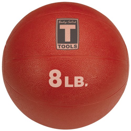 Body Solid Tools BSTMB8 8-Pound Medicine Ball (Red)