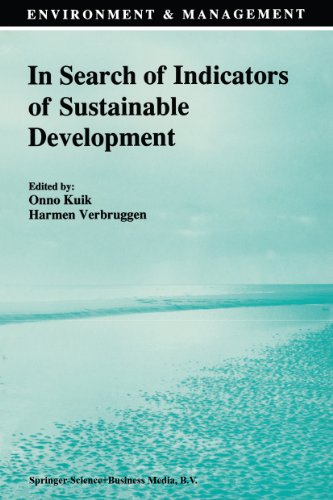 In Search of Indicators of Sustainable Development (Environment & Management)