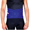 Maxar Sports Belt -Airprene Lumbo-Sacral Support with Metal Stays - Blue