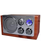 Audiola Retro Radio K&uuml;chenRadio Holz 50er Jahre Stil