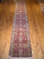 Handmade India Tabriz Rug 2'8"x15'10"