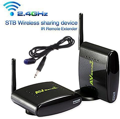 Signstek Pat-240 2.4Ghz 250m 30m 4 Channel Wireless Audio Video AV SD TV Sender Transmitter &amp; Receiver IR Remoter