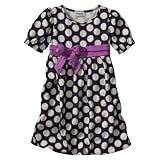 Infant Toddler Girls' Genuine Kids from OshKosh Brown Short-sleeve Knit Dot Dress