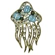 Gold Ocean Squid Brooch