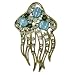 Gold Ocean Squid Brooches