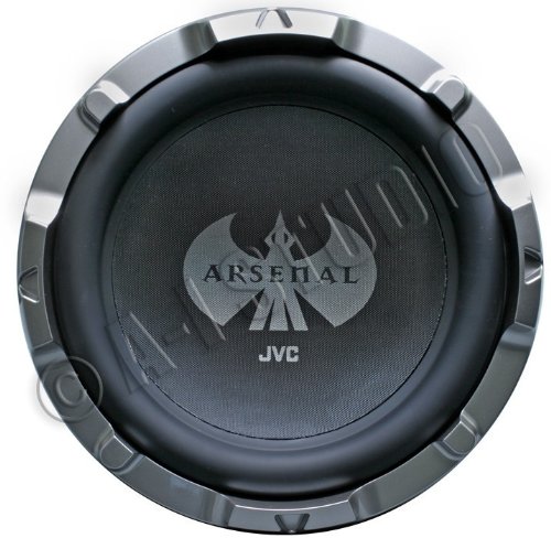 JVC Mobile Arsenal CSAW7240 12-Inch Dual 4 Ohm 1800W Max / 600W RMS Subwoofer
