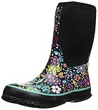 Western Chief Women's Neoprene Garden Play Rain Boot,Navy,8 M US