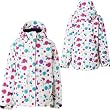 Ride Malibu Jacket - Girls' Diamond Print White, L