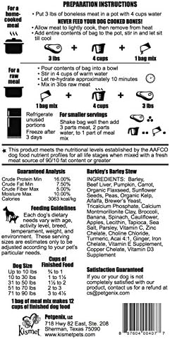 Kismet Barley Stew Recipe Homemade Dog Food Mix