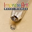 ImpressArt- 6mm, Angry Skull Design Stamp