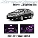 XtremeVision Lexus ES350 2007-2012 (7 Pieces) Pink Premium Interior LED Kit Package + Installation Tool