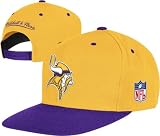 Minnesota Vikings Mitchell & Ness Yellow Throwback Vintage Snap Back Hat