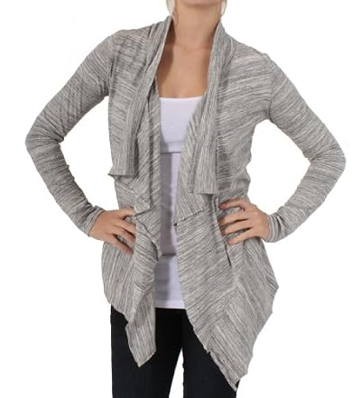 Romeo & Juliet Couture Light Cardigan in Heather Grey