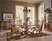 Kitchen & Housewares : Universal Furniture 4096 Series Villa Cortina Round Pedestal Table Dining Set with Carved Back Chair
