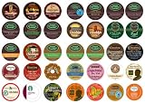 Crazy Cups Travel the World Sampler, Single-cup coffee pack sampler for Keurig K-Cup Brewers (Pack of 35)