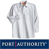 Cornerstone Long Sleeved, Striped Industrial Work Shirt