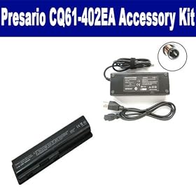 HP Presario CQ61-402EA Laptop Accessory Kit includes: SDB-3330 Battery, SDA-3515 AC Adapter