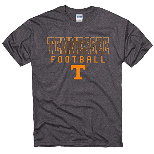 Tennessee Volunteers Frame Football T-shirt - Dark Grey
