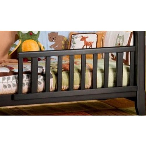 Child Craft Brook Bridge Toddler Guard Rail For Stationary Crib, Dark Alder