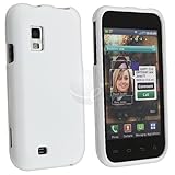 Snap-on Rubber Coated Case for Samsung Fascinate / Galaxy S CDMA, White