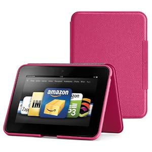 Amazon Kindle Fire HD 7" Standing Leather Case, Fuchsia (will only fit Kindle Fire HD 7")