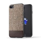 【iPhone 7専用設計】 Anker SlimShell Bright iPhone 7用 超軽量 ファブリック保護ケース (ブラウン)