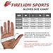FIRELION Mens Cycling Gloves，Half Finger Bike Glove，MTB DH Road Bicycle Gloves，Padded Shock-Absorbing Anti-Slip Breathable Short Sports Gloves Unisex