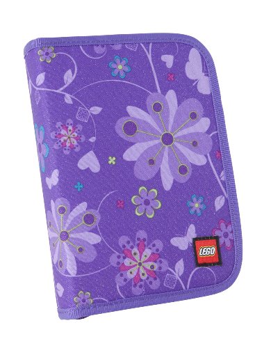 Lego 12155 - Federmappe mit Inhalt \"Girl Purple Flowers\" Preisvergleich