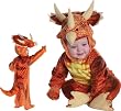 Baby and Child Rust Triceratops Dinosaur Costume - Medium 18-24 months