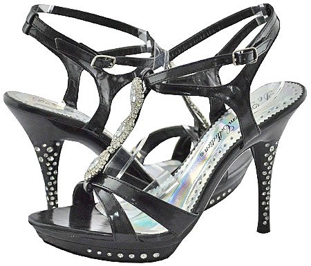 Blossom Tori-4 Black Women Dress Sandals