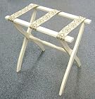 LUGGAGE RACK IVORY