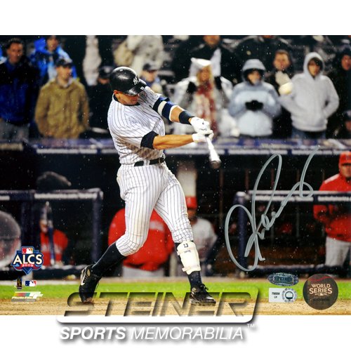 Steiner Sports MLB Alex Rodriguez 2009 ALCS Game 2 HR Horizontal Autographed 8-by-10-Inch Photograph