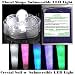3 Submersible LED Light (Blue) + 8 Oz. Blue Crystal Soil Water Beads Water Storing Gel Ball Makes 6 Gallons