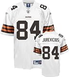 Joe Jurevicius White Reebok NFL Premier Cleveland Browns Jersey