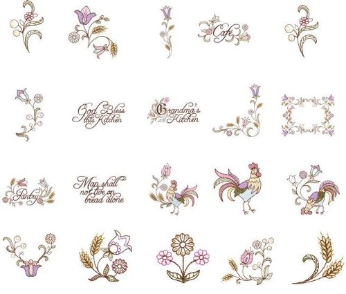 Brother/Babylock Embroidery Machine Card SPRING 