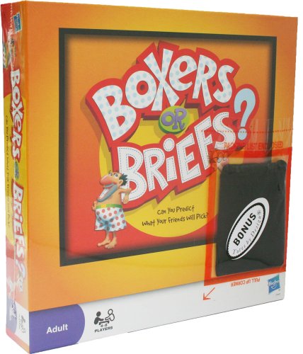 Hasbro Boxers or Briefs? Adult Card Game BONUS Token Bag