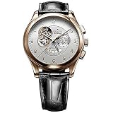 Zenith Grande Class Open Men's Black Strap Silver Dial 18K Rose Gold Automatic Chronograph... by Zenith