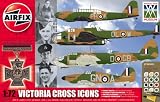 Airfix A50129 Victoria Cross Collection 1:72 Scale Military Aircraft Gift Set including Paint, Glue and Brushes
