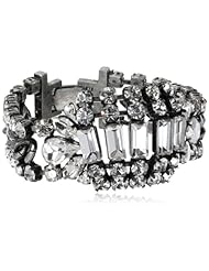 Juicy Couture Rhinestone Cluster Flex Bracelet, 7.5"