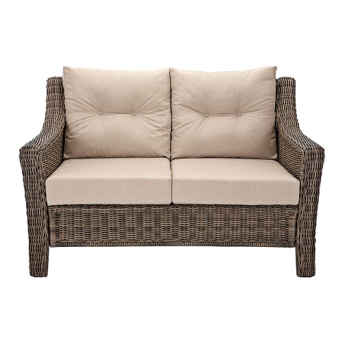 Outdoor Patio Home Wittering Wicker Loveseat