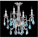 Versailles Chandelier Crystal options: Strass Swarovski Crystal, Finish: Hand Rubbed Bronze