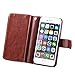 Joopapa iPhone 6 Plus Case, Luxury Fashion Pu Leather Magnet Wallet Credit Card Holder Flip Case Cover with Built-in 9 Card Slots for iPhone 6 Plus 5.5