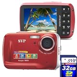 NEW Waterproof 12MP Digital Camera& Video Recorder + SVP 32GB SDHC Memory Card