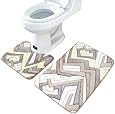 Binmer(TM)2PCS Rug Memory Foam Bathroom Rug Mat Floor Carpet Set Home Decor