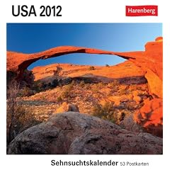 USA 2012: Sehnsuchts-Kalender. 53 heraustrennbare Farbpostkarten