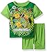 Nickelodeon Boys' Teenage Mutant Ninja Turtle Toddler 2pc Pajama Short Set