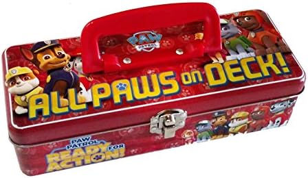 Nickelodeon Paw Patrol Tin Box Carry All with handle
