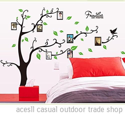 Removable wall stickers decorative surface (black grape tree sticker)