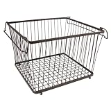 InterDesign York Lyra Bin, Bronze, Large